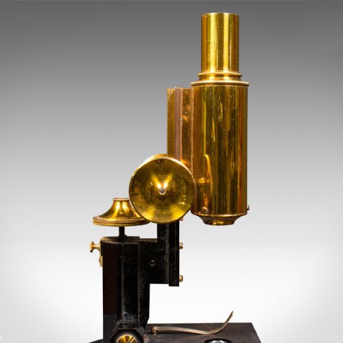 ANTIQUE CASED MICROSCOPE ENGLISH SCIENTIFIC INSTRUMENT SWIFT SON EDWARDIAN - ADDITIONAL PHOTO 7