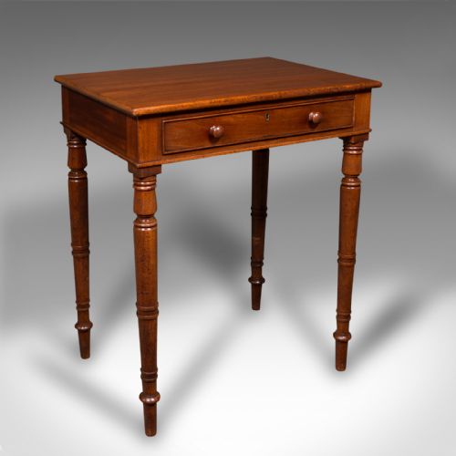 Small Antique Side Table, English, Nook, Lamp, Hall, Bedroom, Lounge, Victorian