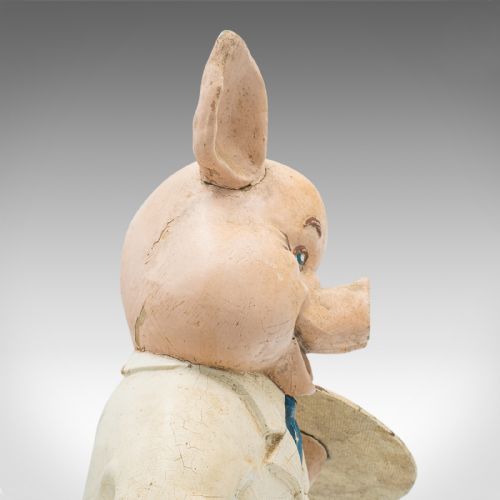 PAIR OF ANTIQUE BUTCHERY PIGS ENGLISH PLASTER SHOP DISPLAY FIGURE EDWARDIAN - ADDITIONAL PHOTO 11