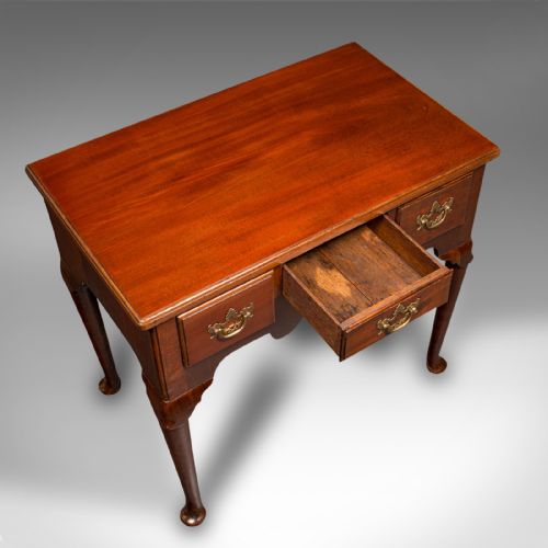 SMALL ANTIQUE HALL TABLE ENGLISH LOWBOY RECEPTION HALL SIDE GEORGIAN 1780 - ADDITIONAL PHOTO 5