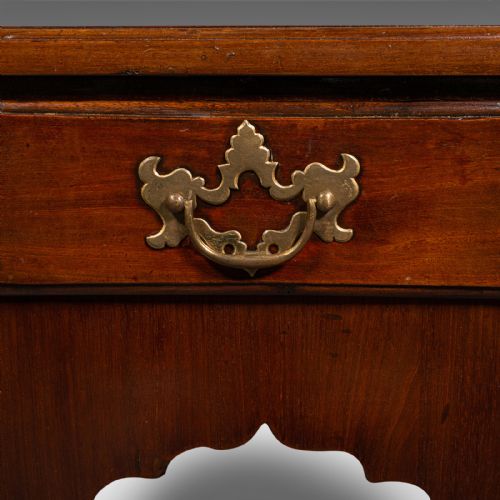 SMALL ANTIQUE HALL TABLE ENGLISH LOWBOY RECEPTION HALL SIDE GEORGIAN 1780 - ADDITIONAL PHOTO 8
