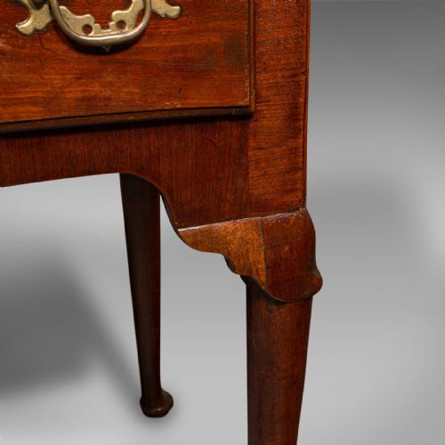 SMALL ANTIQUE HALL TABLE ENGLISH LOWBOY RECEPTION HALL SIDE GEORGIAN 1780 - ADDITIONAL PHOTO 9