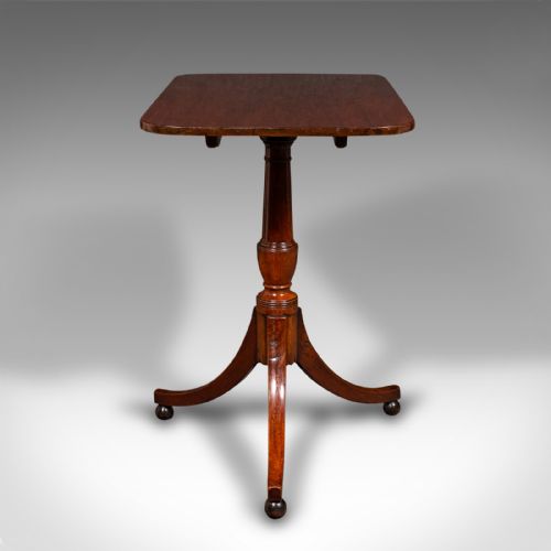 ANTIQUE SUPPER TABLE ENGLISH SNAP TOP LAMP OCCASIONAL REGENCY CIRCA 1820 - ADDITIONAL PHOTO 5