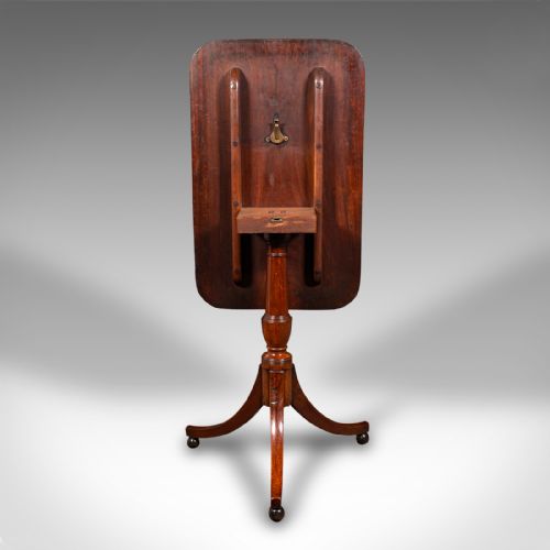 ANTIQUE SUPPER TABLE ENGLISH SNAP TOP LAMP OCCASIONAL REGENCY CIRCA 1820 - ADDITIONAL PHOTO 6