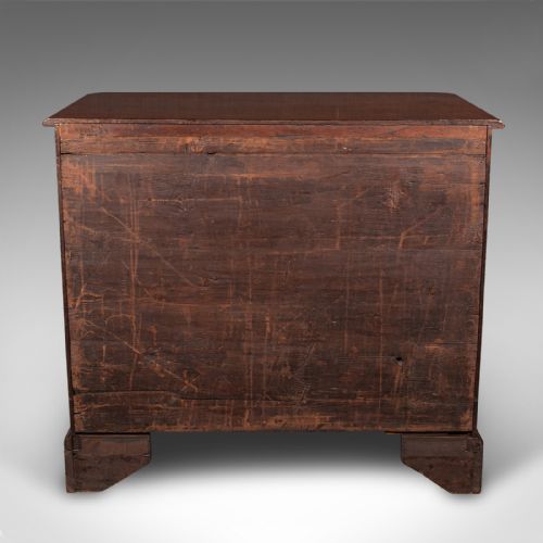 fig 4. Antique Gentleman's Tallboy, English, Chest of Drawers, Georgian, Circa 1790