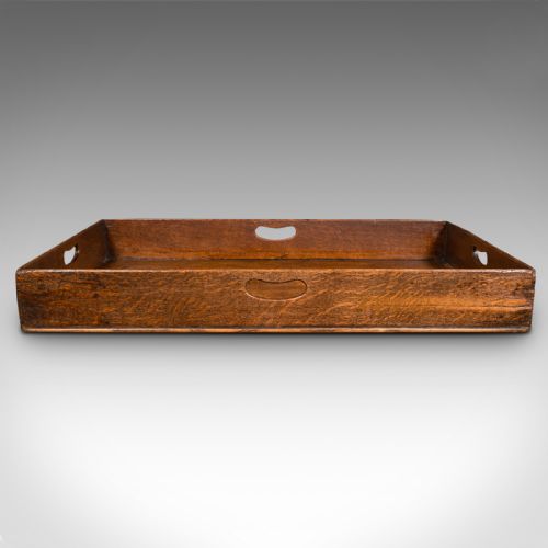 fig 1. Large Antique Baker's Tray, English, Oak, Butler, Serving, Georgian, Circa 1750