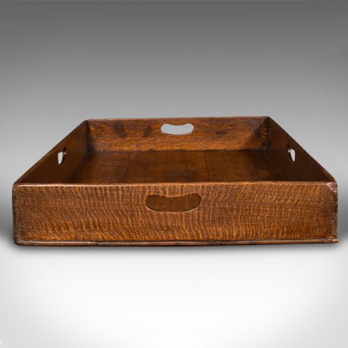fig 3. Large Antique Baker's Tray, English, Oak, Butler, Serving, Georgian, Circa 1750