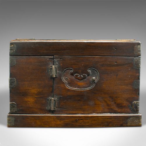ANTIQUE CLERIC'S SWING OUT CASE CHINESE TRAVELLING BOX QING VICTORIAN 1890 - ADDITIONAL PHOTO 4