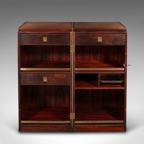 VINTAGE METAMORPHIC COCKTAIL CABINET DANISH BAR RENO WAHL IVERSEN DYRLUND - ADDITIONAL PHOTO 3