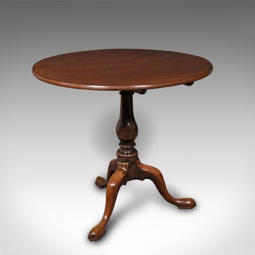ANTIQUE TILT TOP TABLE ENGLISH SIDE LAMP BREAKFAST GEORGIAN CIRCA 1820 - ADDITIONAL PHOTO 1