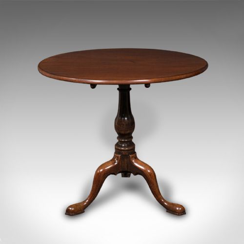 ANTIQUE TILT TOP TABLE ENGLISH SIDE LAMP BREAKFAST GEORGIAN CIRCA 1820 - ADDITIONAL PHOTO 2