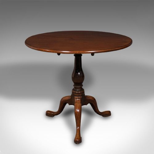 ANTIQUE TILT TOP TABLE ENGLISH SIDE LAMP BREAKFAST GEORGIAN CIRCA 1820 - ADDITIONAL PHOTO 3