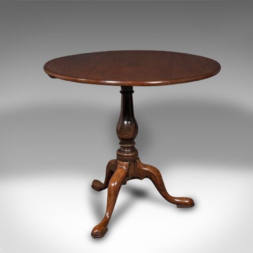 ANTIQUE TILT TOP TABLE ENGLISH SIDE LAMP BREAKFAST GEORGIAN CIRCA 1820 - ADDITIONAL PHOTO 5