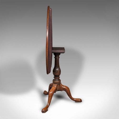ANTIQUE TILT TOP TABLE ENGLISH SIDE LAMP BREAKFAST GEORGIAN CIRCA 1820 - ADDITIONAL PHOTO 6