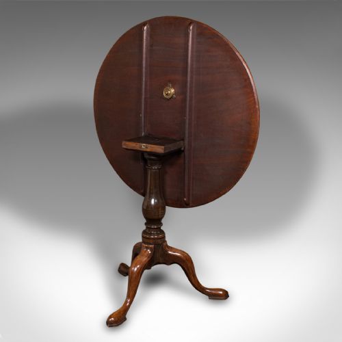 ANTIQUE TILT TOP TABLE ENGLISH SIDE LAMP BREAKFAST GEORGIAN CIRCA 1820 - ADDITIONAL PHOTO 7