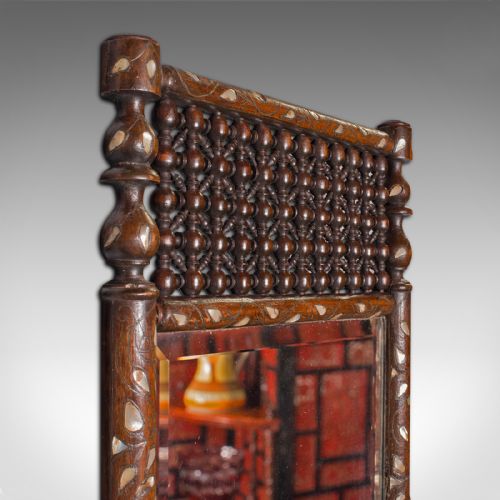 fig 2. Antique Decorative Wall Mirror, Anglo Indian, Colonial, Late Victorian, C.1900