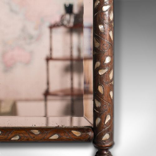fig 3. Antique Decorative Wall Mirror, Anglo Indian, Colonial, Late Victorian, C.1900