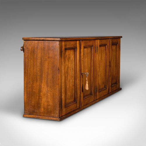 fig 3. Antique Estate Manager's Keep-Safe Cabinet, Scottish, Reception Hall, Victorian