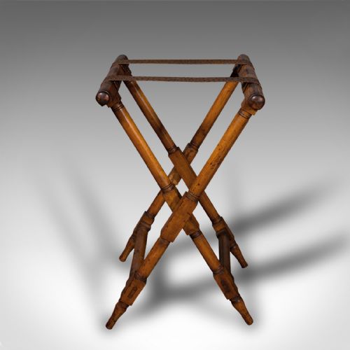 fig 2. Antique Country House Luggage Stand, Scottish Valet, Wylie & Lochhead, Victorian