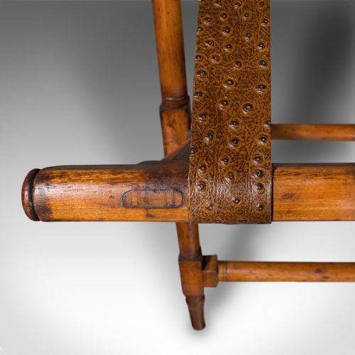 fig 4. Antique Country House Luggage Stand, Scottish Valet, Wylie & Lochhead, Victorian