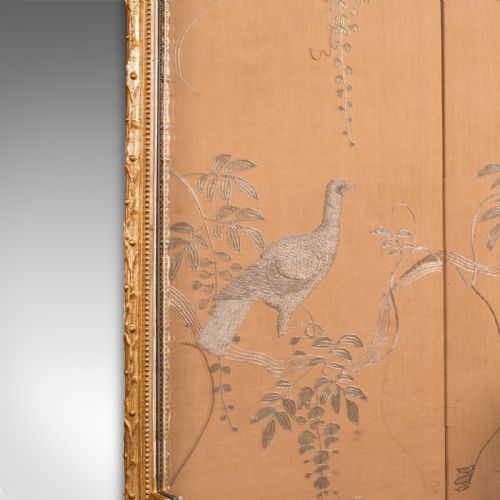GRAND ANTIQUE OVERMANTLE MIRROR ENGLISH GILTWOOD ITALIANATE TASTE VICTORIAN - ADDITIONAL PHOTO 6