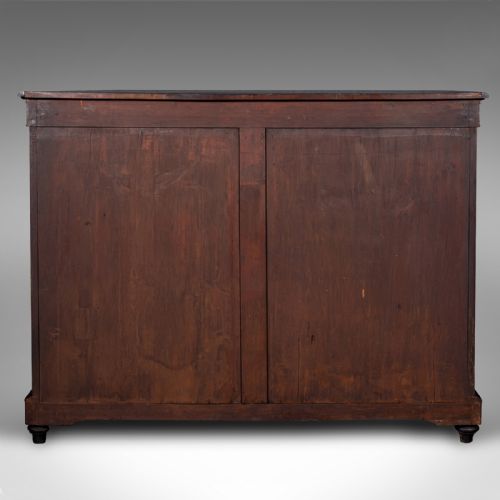 fig 3. Antique Drawing Room Credenza, English, Walnut, Display Cabinet, Victorian, 1850