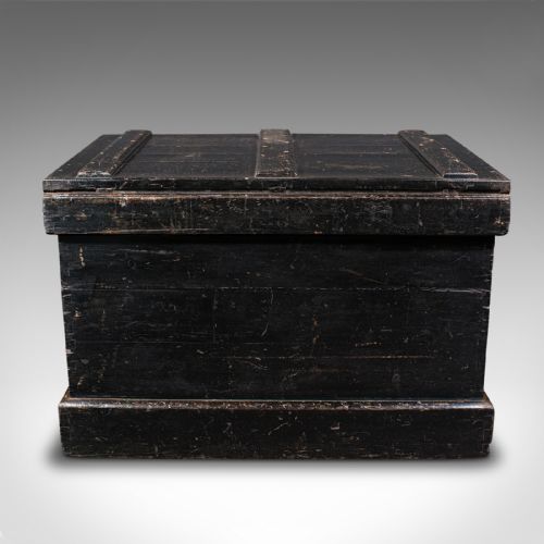 ANTIQUE CABINET MAKER'S CHEST ENGLISH TOOL TRUNK FITTED INTERIOR VICTORIAN - ADDITIONAL PHOTO 6