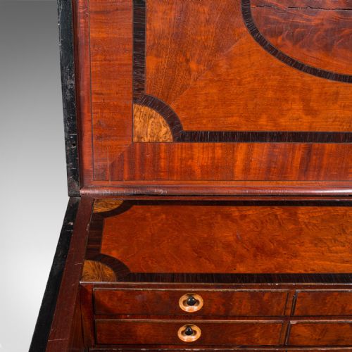 ANTIQUE CABINET MAKER'S CHEST ENGLISH TOOL TRUNK FITTED INTERIOR VICTORIAN - ADDITIONAL PHOTO 11