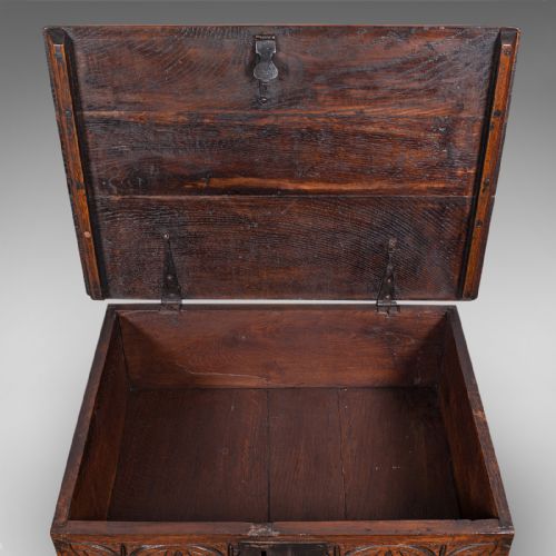 ANTIQUE BIBLE BOX ENGLISH OAK CHEST ON STAND WILLIAM MARY BESPOKE FRAME - ADDITIONAL PHOTO 7