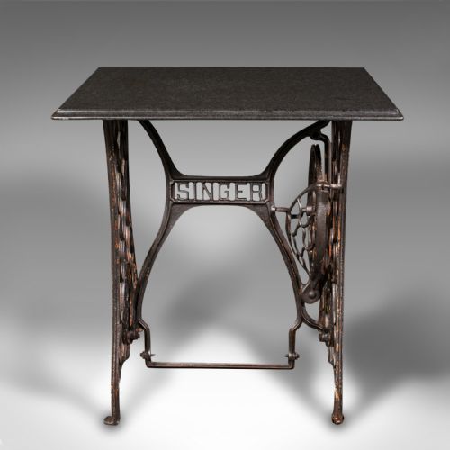 fig 1. Antique Orangery Potting Table, English Granite, Cast Iron, Garden, Victorian