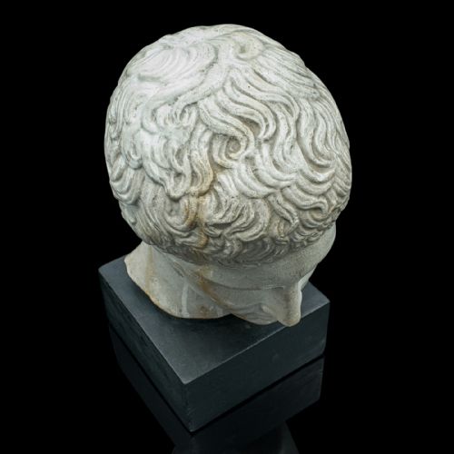 fig 4. Antique Male Portrait Bust, Italian, Plaster, After Doryphorus, Victorian, 1900