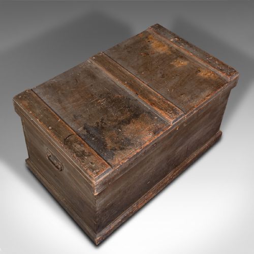 ANTIQUE PINE TOOL CHEST VICTORIAN 1880 - ADDITIONAL PHOTO 3
