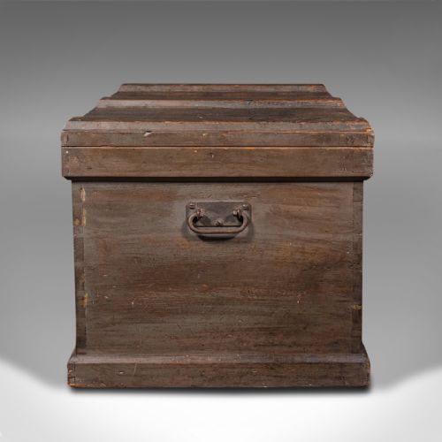 ANTIQUE PINE TOOL CHEST VICTORIAN 1880 - ADDITIONAL PHOTO 4