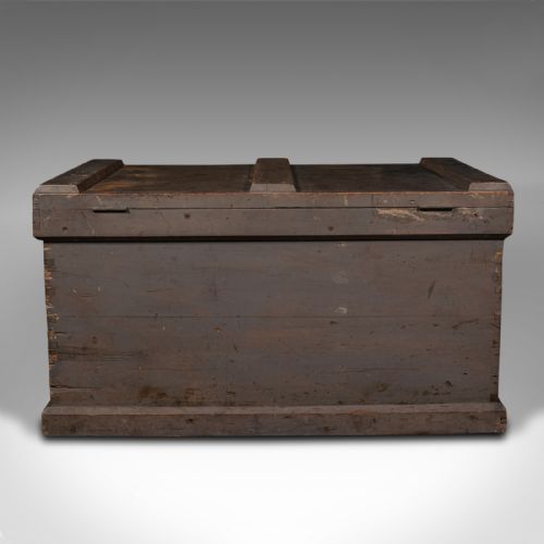 ANTIQUE PINE TOOL CHEST VICTORIAN 1880 - ADDITIONAL PHOTO 6