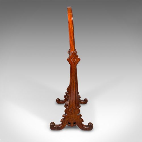 ANTIQUE BOOT MAKER'S MIRROR ENGLISH CHEVAL DRESSING EARLY VICTORIAN C1840 - ADDITIONAL PHOTO 2