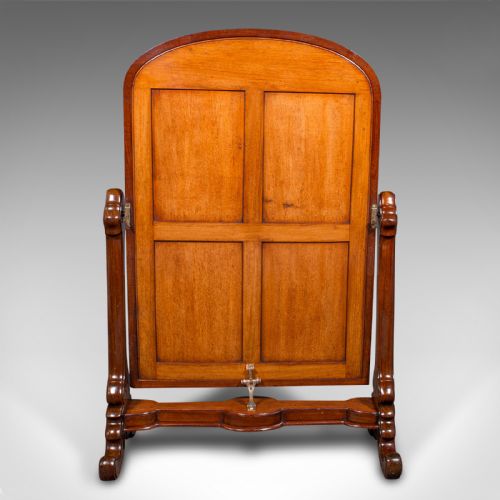 ANTIQUE BOOT MAKER'S MIRROR ENGLISH CHEVAL DRESSING EARLY VICTORIAN C1840 - ADDITIONAL PHOTO 3