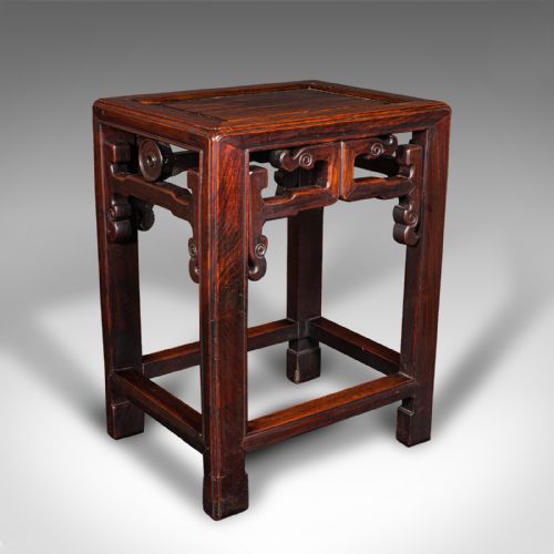 fig 1. Antique Occasional Table, Chinese, Lamp, Jardiniere Stand, Victorian, Circa 1900