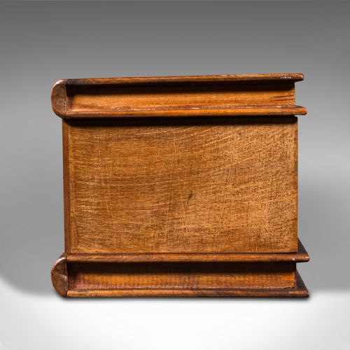 ANTIQUE LADIES VANITY BOX ITALIAN OLIVE WOOD KEEPSAKE JEWELLERY SORRENTO - ADDITIONAL PHOTO 7