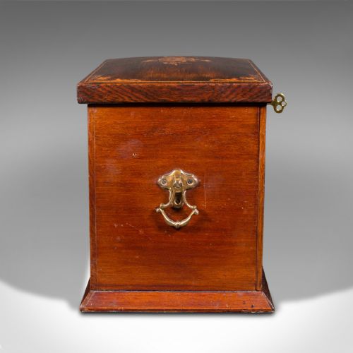 fig 5. Antique Travelling Author's Writing Box, English, Correspondence Case, Victorian