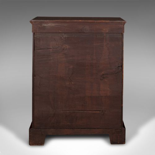 ANTIQUE PIER CABINET ENGLISH WALNUT BOXWOOD INLAY DISPLAY CUPBOARD REGENCY - ADDITIONAL PHOTO 5