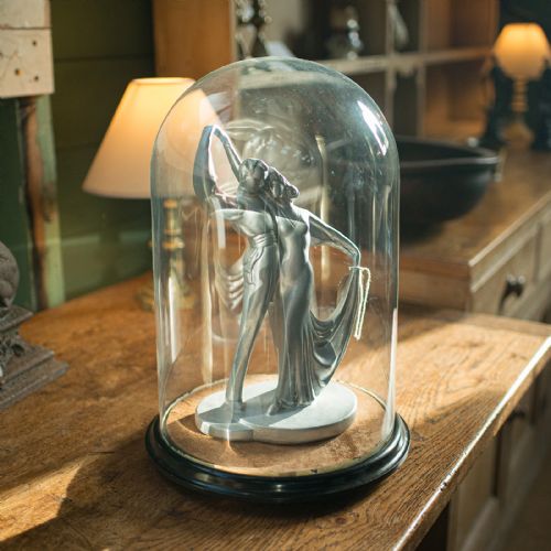 LARGE ANTIQUE TAXIDERMY DOME ENGLISH DISPLAY SHOWCASE LATE VICTORIAN C1880 - ADDITIONAL PHOTO 1