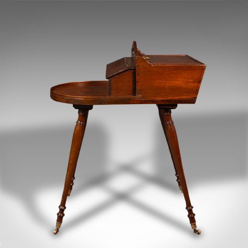 fig 5. Antique Butler's Silver Valet Stand, English, Walnut, Work Box, Victorian, 1880