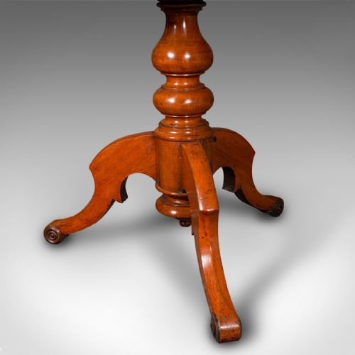ANTIQUE DISPLAY TABLE ENGLISH WALNUT INTIMATE DINING 24 SEAT VICTORIAN - ADDITIONAL PHOTO 8