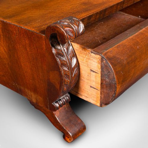 ANTIQUE DRESSING MIRROR ENGLISH TABLETOP BEDROOM EARLY VICTORIAN CIRCA 1850 - ADDITIONAL PHOTO 8