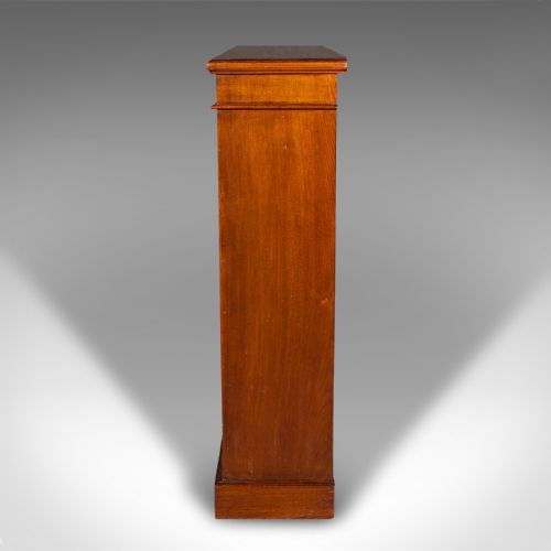 fig 2. Antique Open Bookcase, English, Walnut, Bookshelf Cabinet, Victorian, Circa 1900