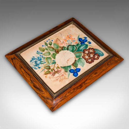 ANTIQUE DECORATIVE FINERY BOX ENGLISH JEWELLERY KEEPSAKE REGENCY CIRCA 1830 - ADDITIONAL PHOTO 6