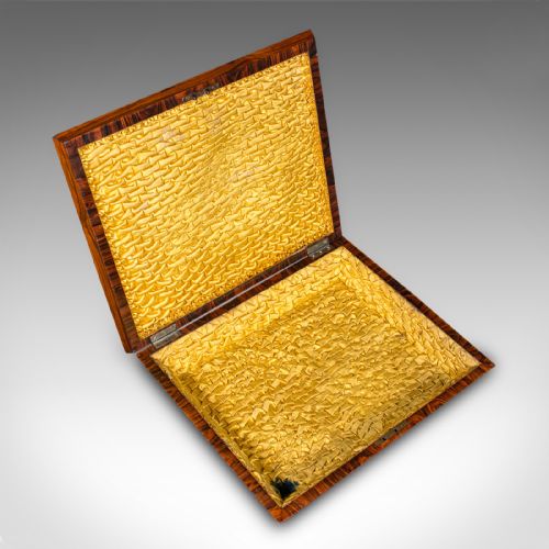 ANTIQUE DECORATIVE FINERY BOX ENGLISH JEWELLERY KEEPSAKE REGENCY CIRCA 1830 - ADDITIONAL PHOTO 7