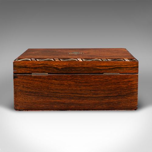 fig 5. Antique Jewellery Box, English, Decorative, Keepsake, Inlaid, Victorian, C.1860