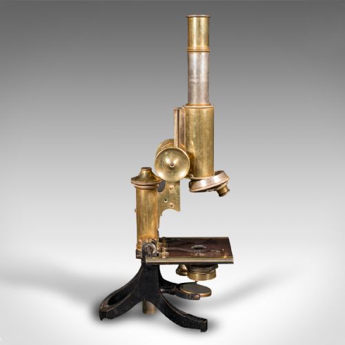 fig 3. Antique Cased Microscope, English, Scientific Instrument, J Swift, Victorian