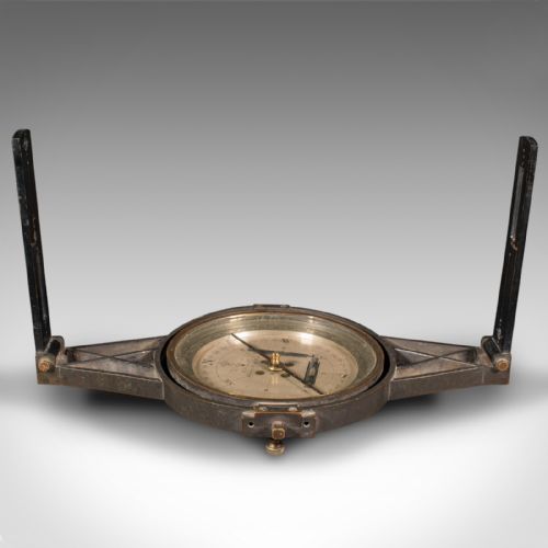 Antique Gimballed Compass, English, Brass Scientific Instrument, Victorian, 1900